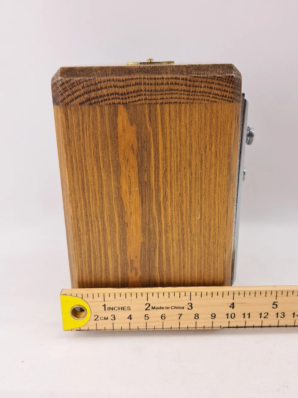 Vintage Mini Vault Coin Bank Puzzle Safe Lock Box Wooden Novelty Piggy Bank